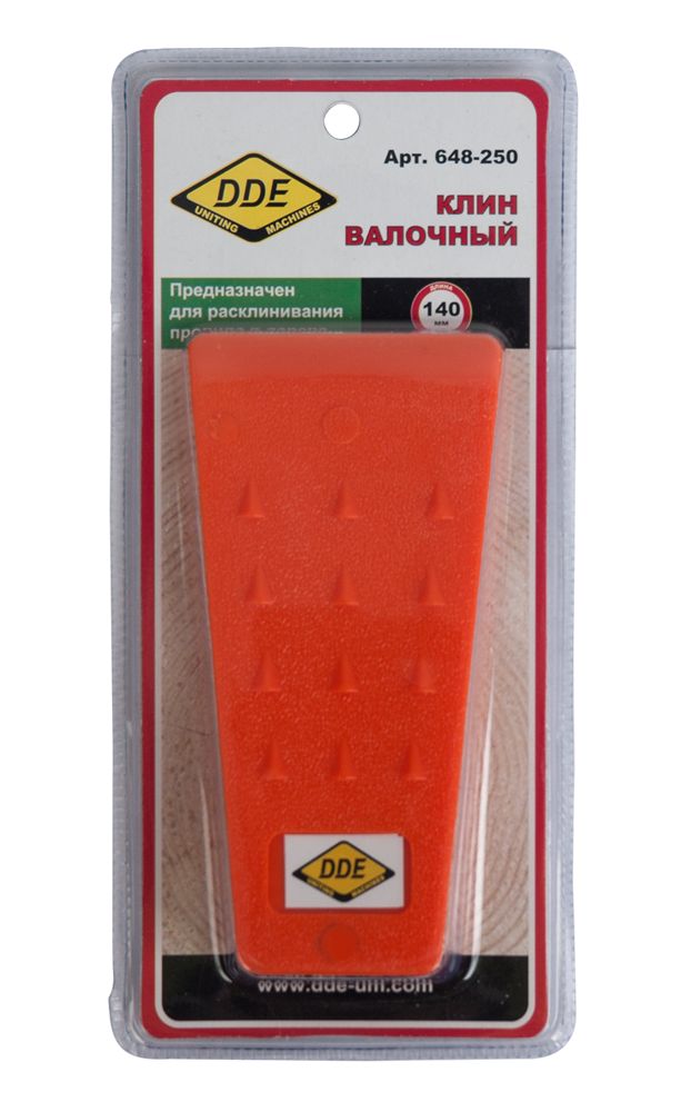 Клин для валки деревьев DDE 140 мм (5,5") пластмассовый 