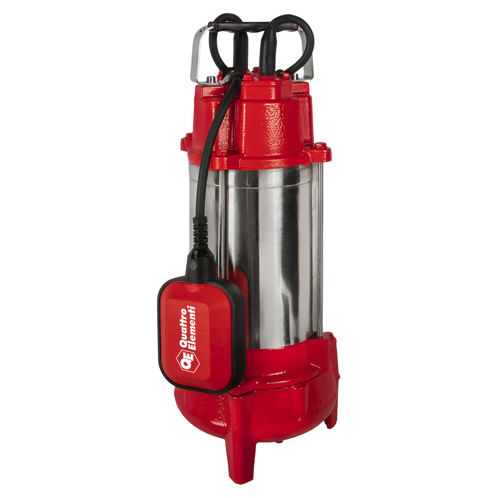 Насос фекальный QUATTRO ELEMENTI Sewage 500F Ci-Cut (500 Вт, 19000 л/ч, грязевой, 12 м, 15.2 кг, чуг, шт