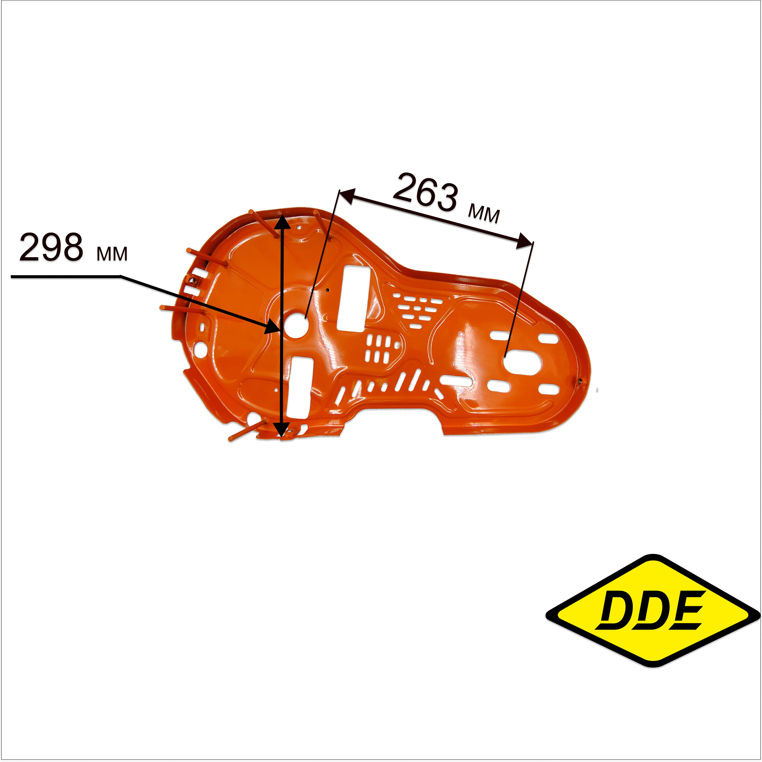 Кожух ремня DDE V 600 II - 65HPR " Мустанг-2M " внутренний  (2.04.06.031200), шт