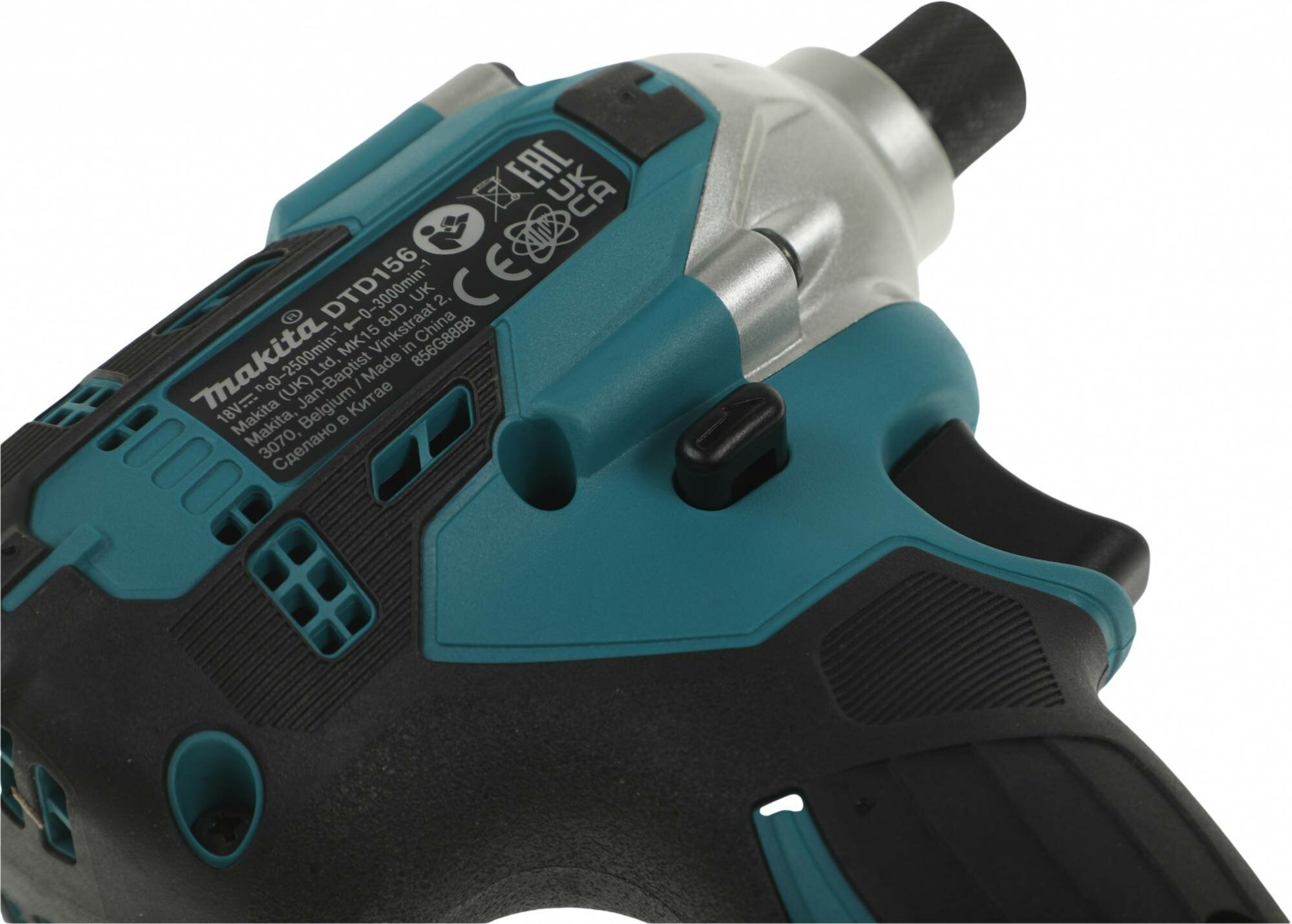 Шуруповёрт аккумуляторный ударный MAKITA DTD156Z (18В,2500об/мин,155нм,1/4,1.3кг,б\ак,з\у) (DTD156Z), шт