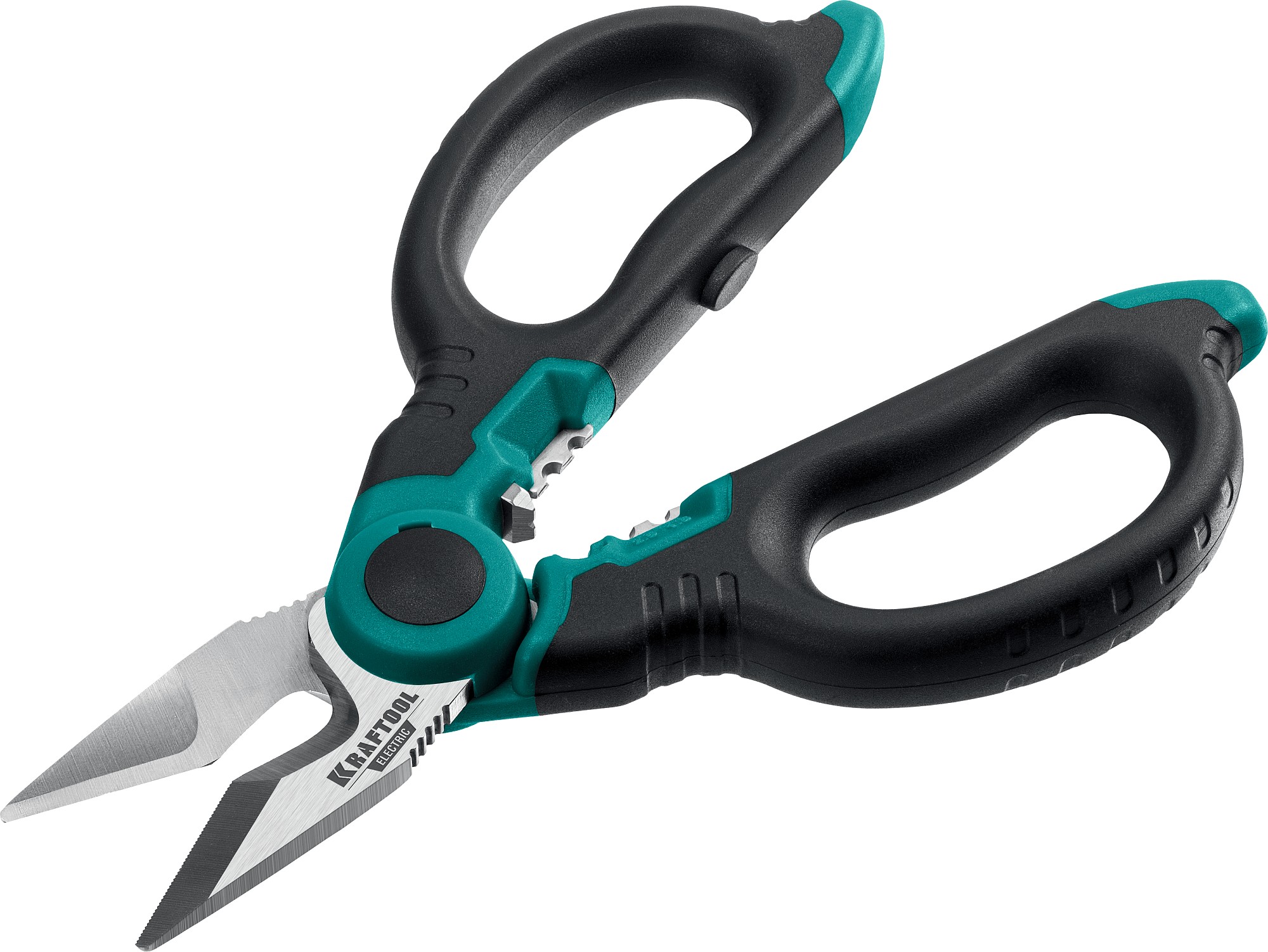 KRAFTOOL ELECTRIC, 4 в 1, 160 мм, с чехлом, ножницы электрика (23356)