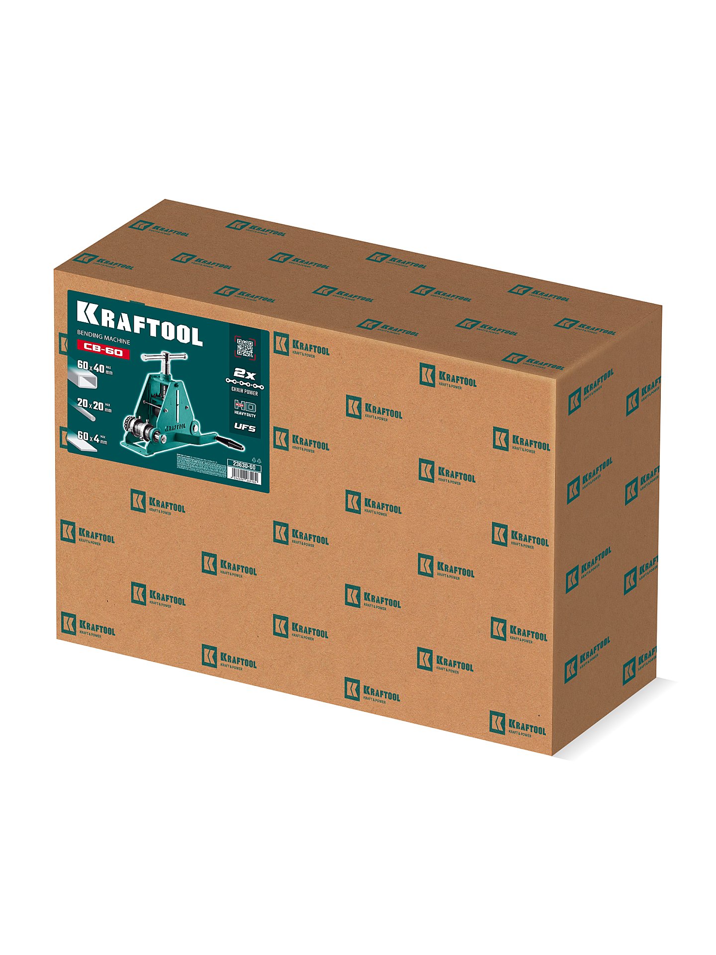 KRAFTOOL CB-60, 60х40 мм, цепной профилегибочный станок (23630-60)