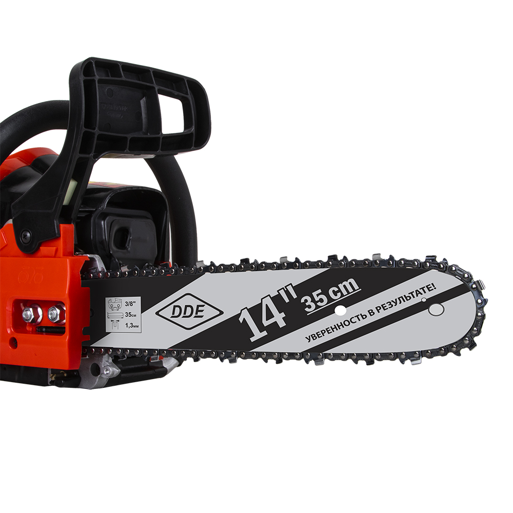 Шина бензопилы сварная DDE 14"/35см-3/8"-1,3-50z (для цепи 91P/VS/VXL)(140SPEA074)