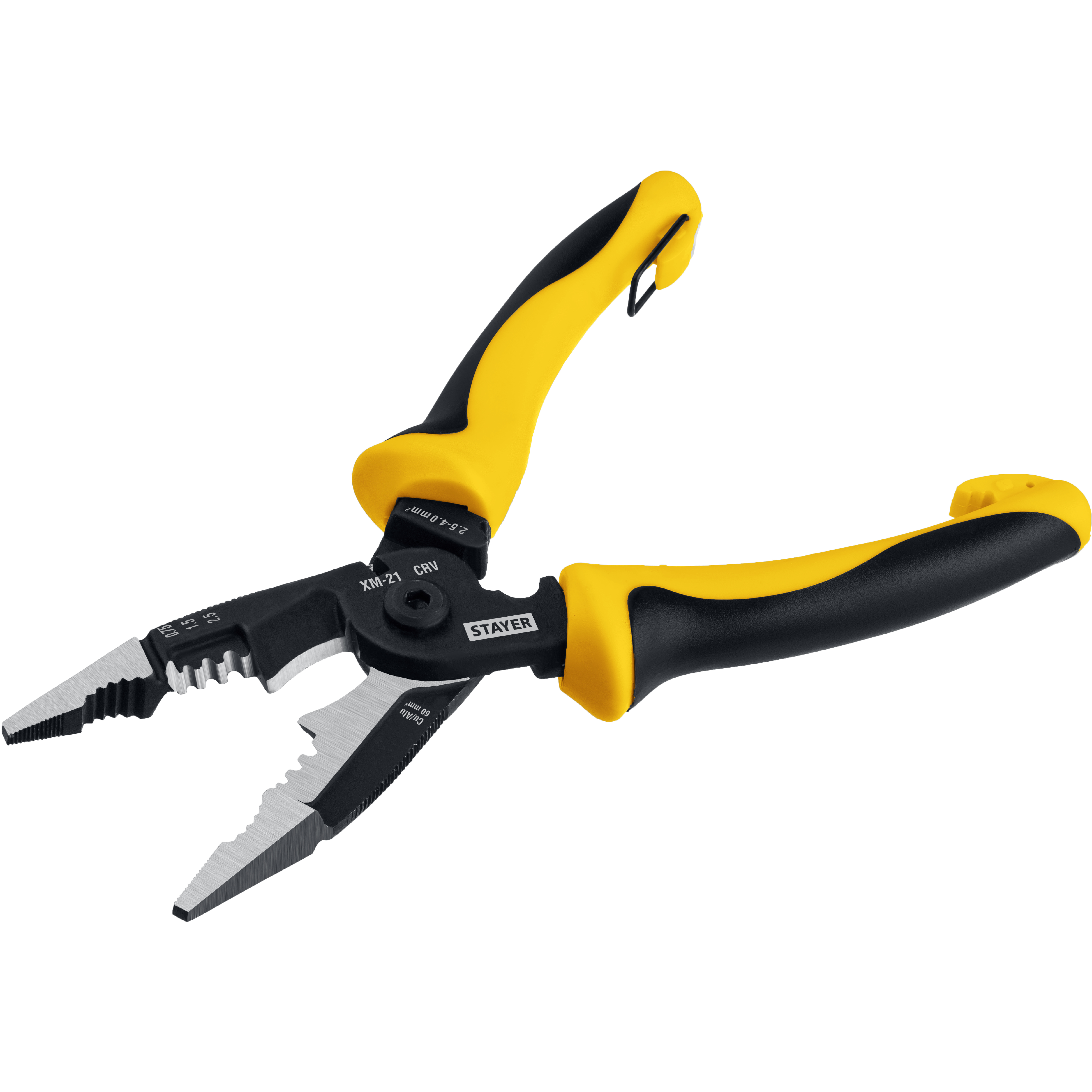 STAYER HERCULES XM-21, 4в1 электромонтажные клещи (23342-21)
