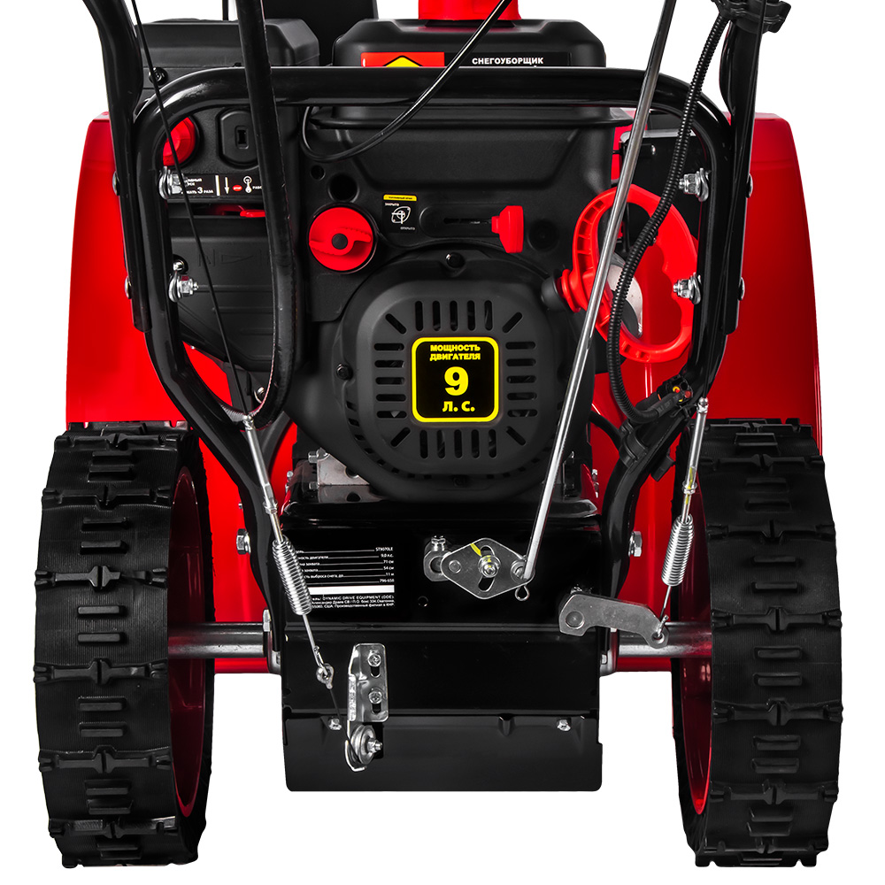 Снегоуборщик бензиновый DDE ST9070LE (двиг Loncin 9 л.с. захват 28" 6 вперёд/2 назад 14" колёса, эл, шт