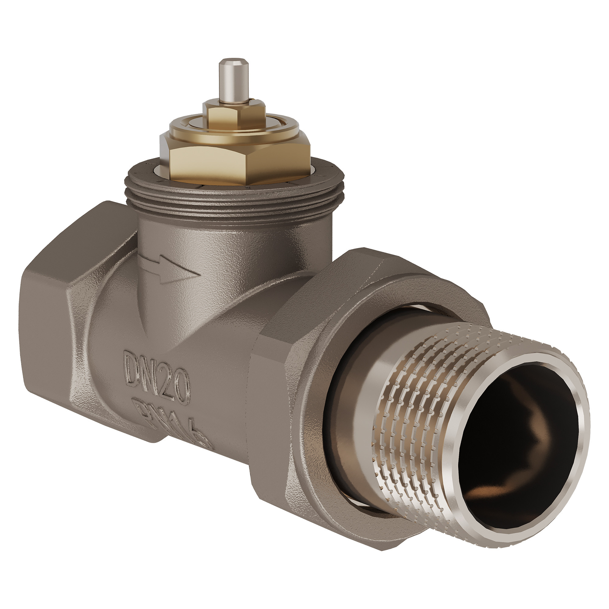 Клапан термостатический прямой Royal Thermo 3/4" М30х1,5