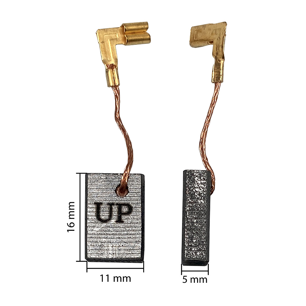 Щетка графитовая UNITED PARTS для MAKITA СВ-325 (аналог 194074-2)  5х11х16мм, пар