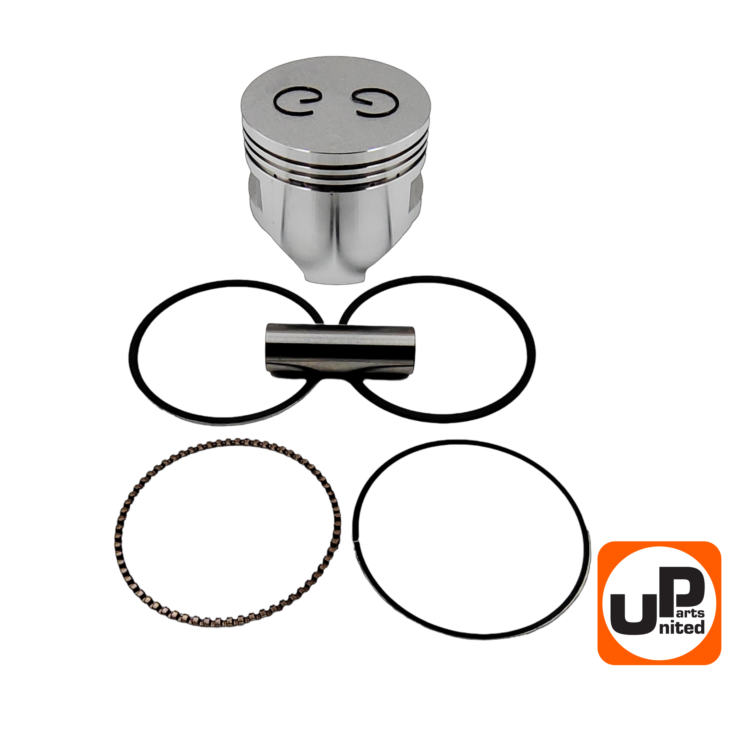 Поршень в сборе UNITED PARTS 182F, GX340 Ø82мм (кольцо 2,0мм), шт