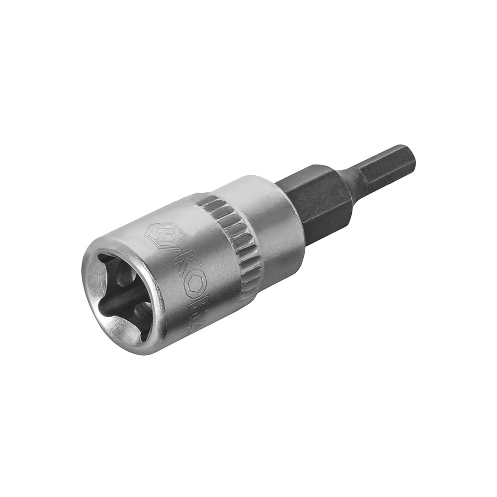 Головка торцевая со вставкой КОБАЛЬТ 1/4", HEX3, CR-V, подвес (923-460)