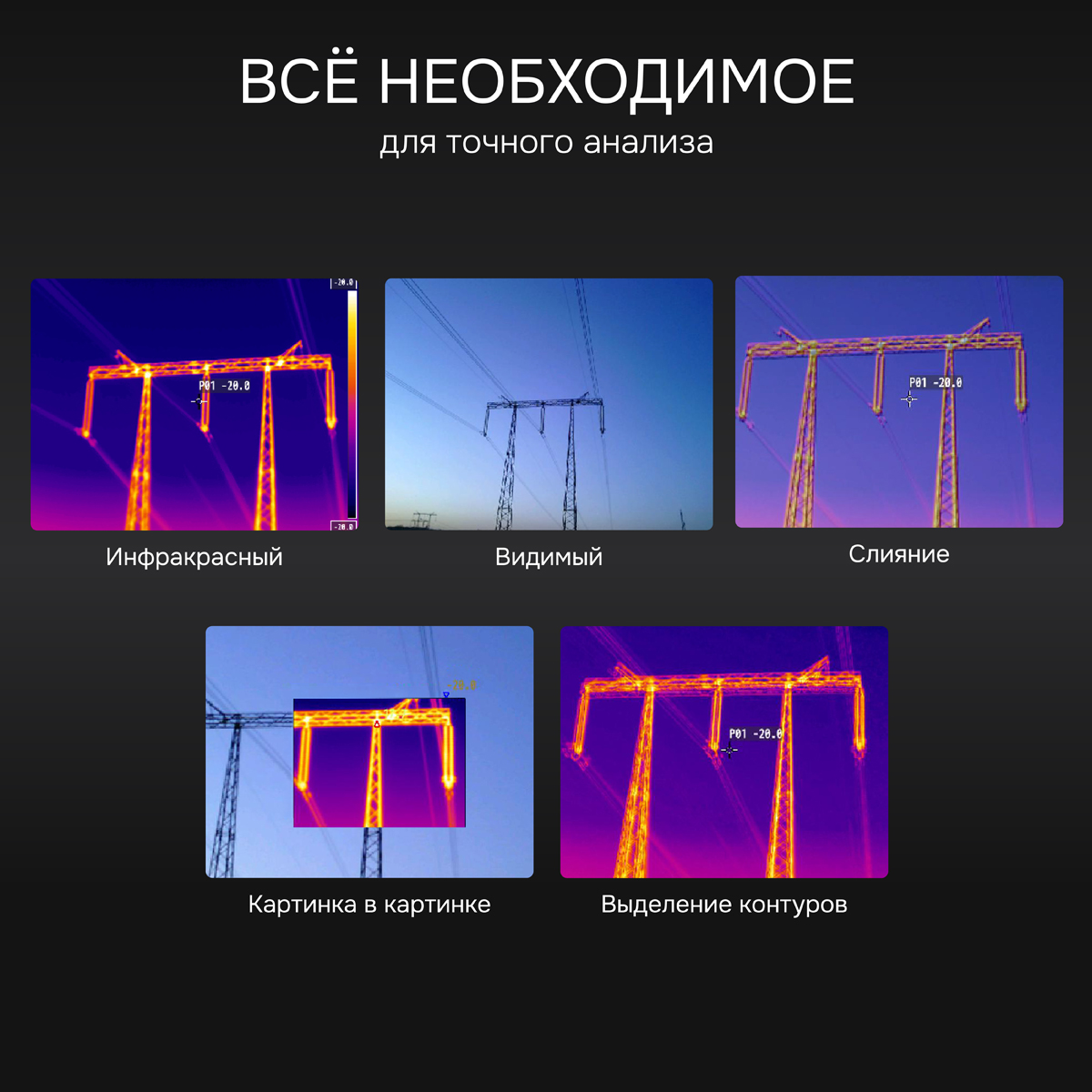 Тепловизор RGK TL-1024 Pro в комплекте с телеобъективом 14°