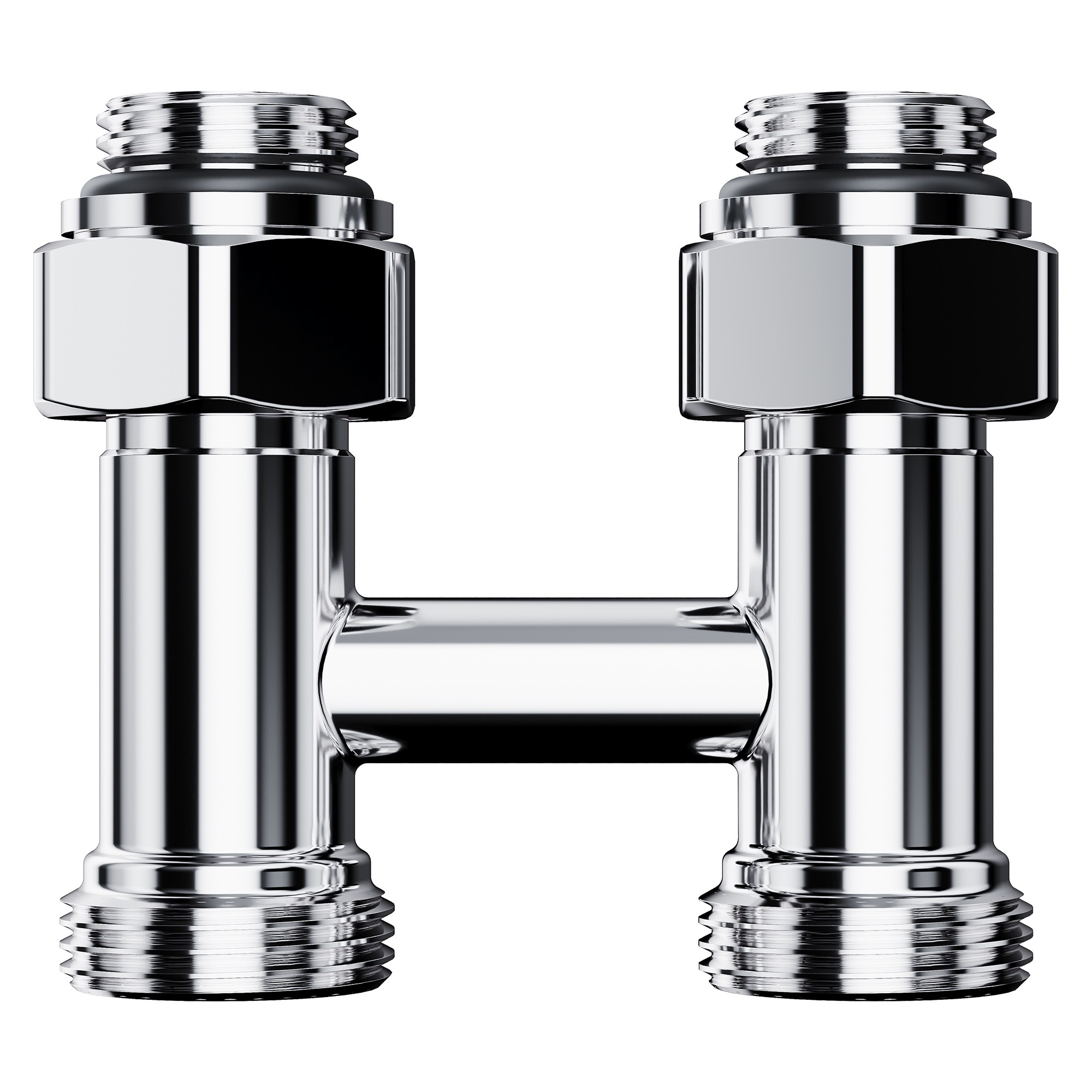 Узел нижнего подключения Royal Thermo Design прямой 1/2"х3/4"EK (хром)
