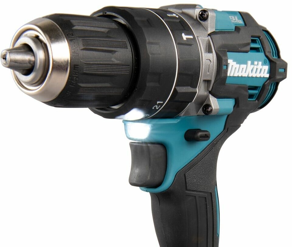 Дрель аккумуляторная ударная MAKITA HP002GZ XGT BL 40В, 13мм, 65/30Нм (без аккум.и з/у), шт