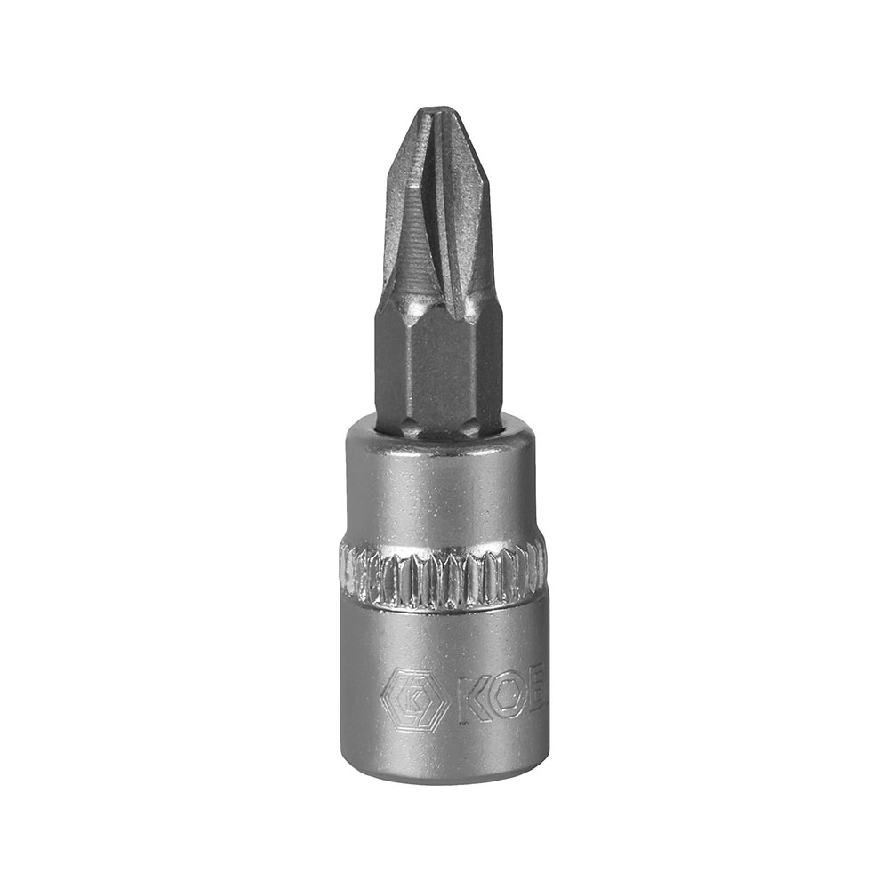 Головка торцевая со вставкой КОБАЛЬТ 1/4", PH2, CR-V, подвес (923-415)