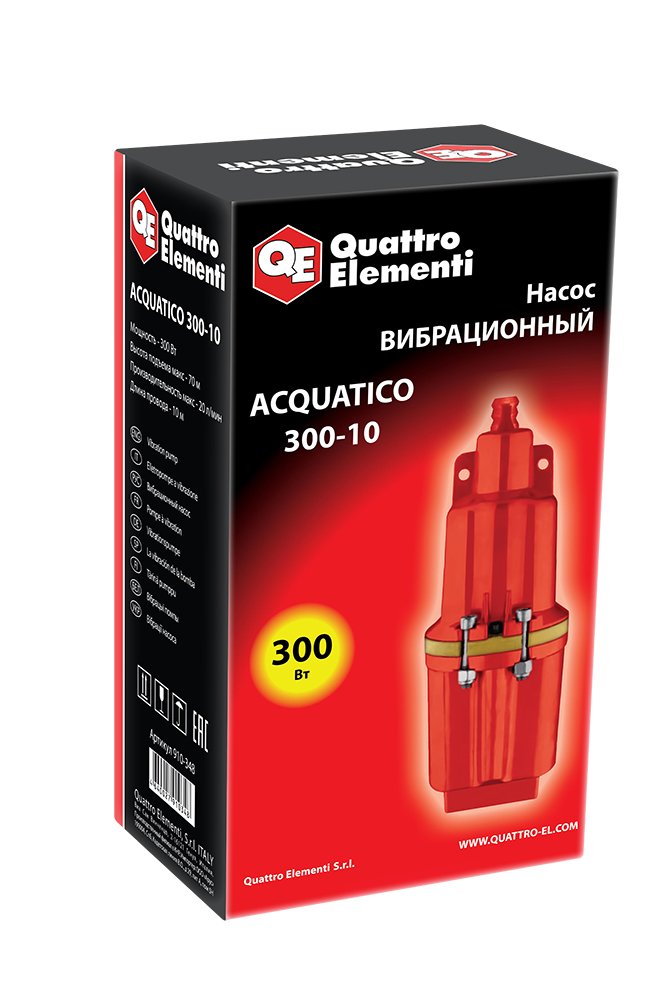 Вибрационный насос QUATTRO ELEMENTI Acquatico 300-10 910-348