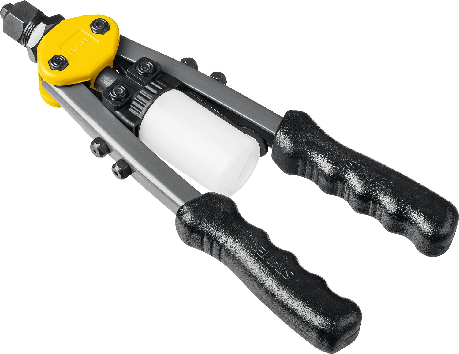 STAYER Compact-48, 2.4 - 4.8 мм, 280 мм, компактный двуручный заклепочник, Professional (3116)