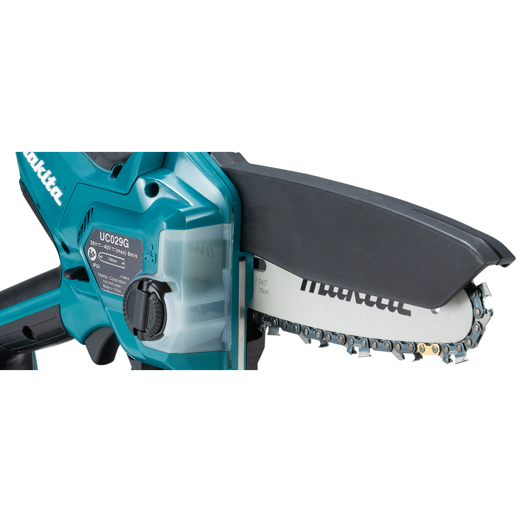 Пила цепная аккумуляторная MAKITA UC029GD102 (40V, 15см / 0,325/ 1,1, 8м/с, 1 акб 2,5 Ач + зу), шт
