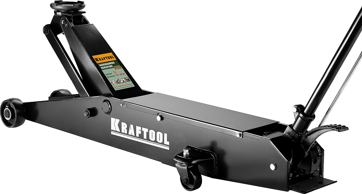 KRAFTOOL 5 т, 150 - 560 мм, для тяжелой техники, подкатной домкрат (43455-5)