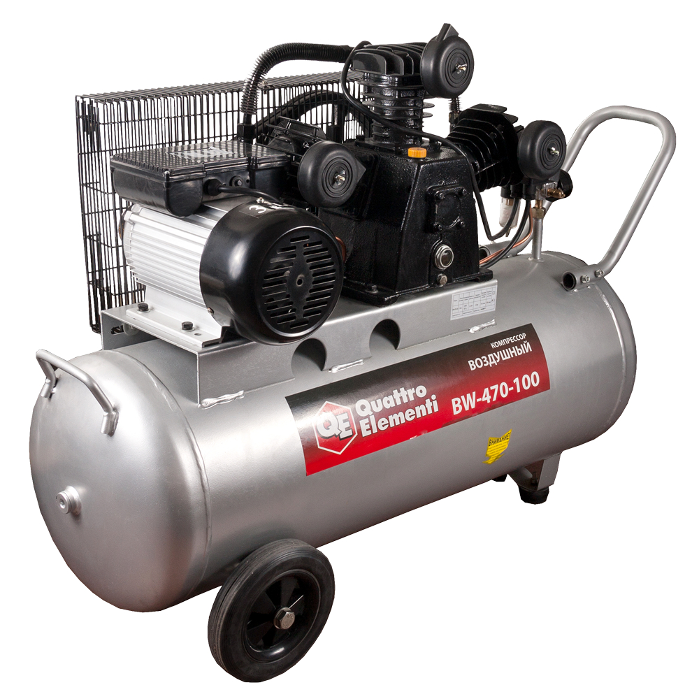 Компрессор поршневой масляный QUATTRO ELEMENTI BW-500-100
