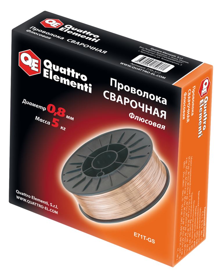 Проволока сварочная QUATTRO ELEMENTI 
