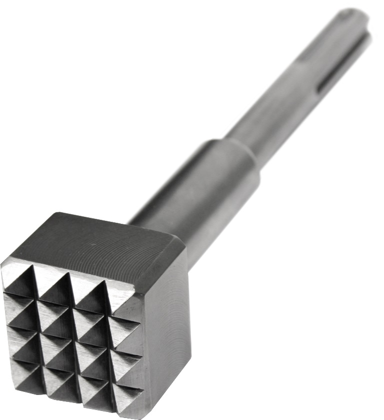 Зубило Бучарда ПРАКТИКА SDS-max 45x45 х 240 мм, 16 зубов