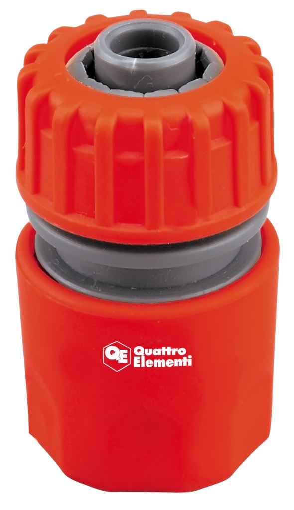 Соединитель быстроразъемный QUATTRO ELEMENTI для шланга 1/2", пластик