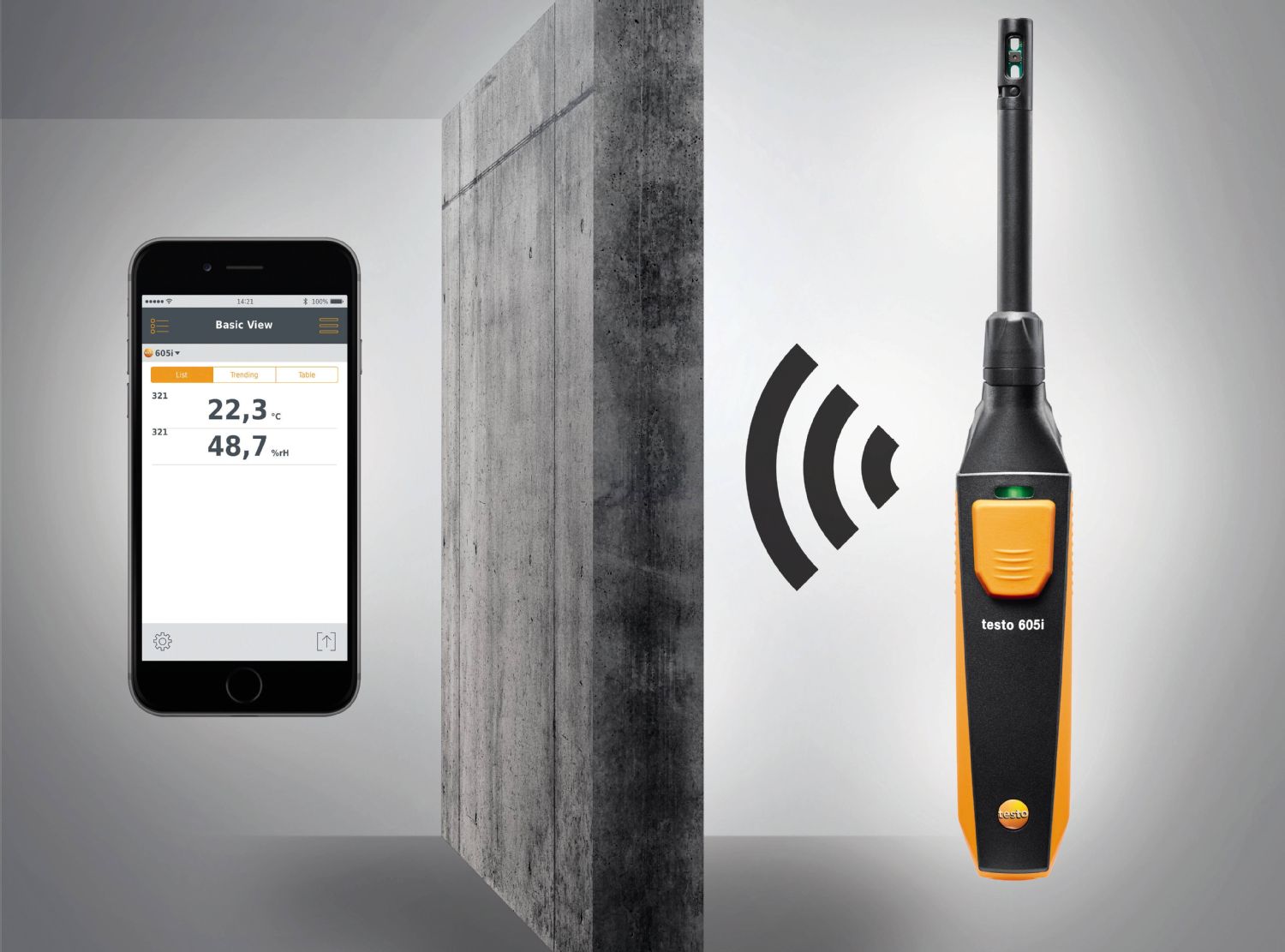 Смарт-зонд термогигрометр Testo 605i 2 Gen