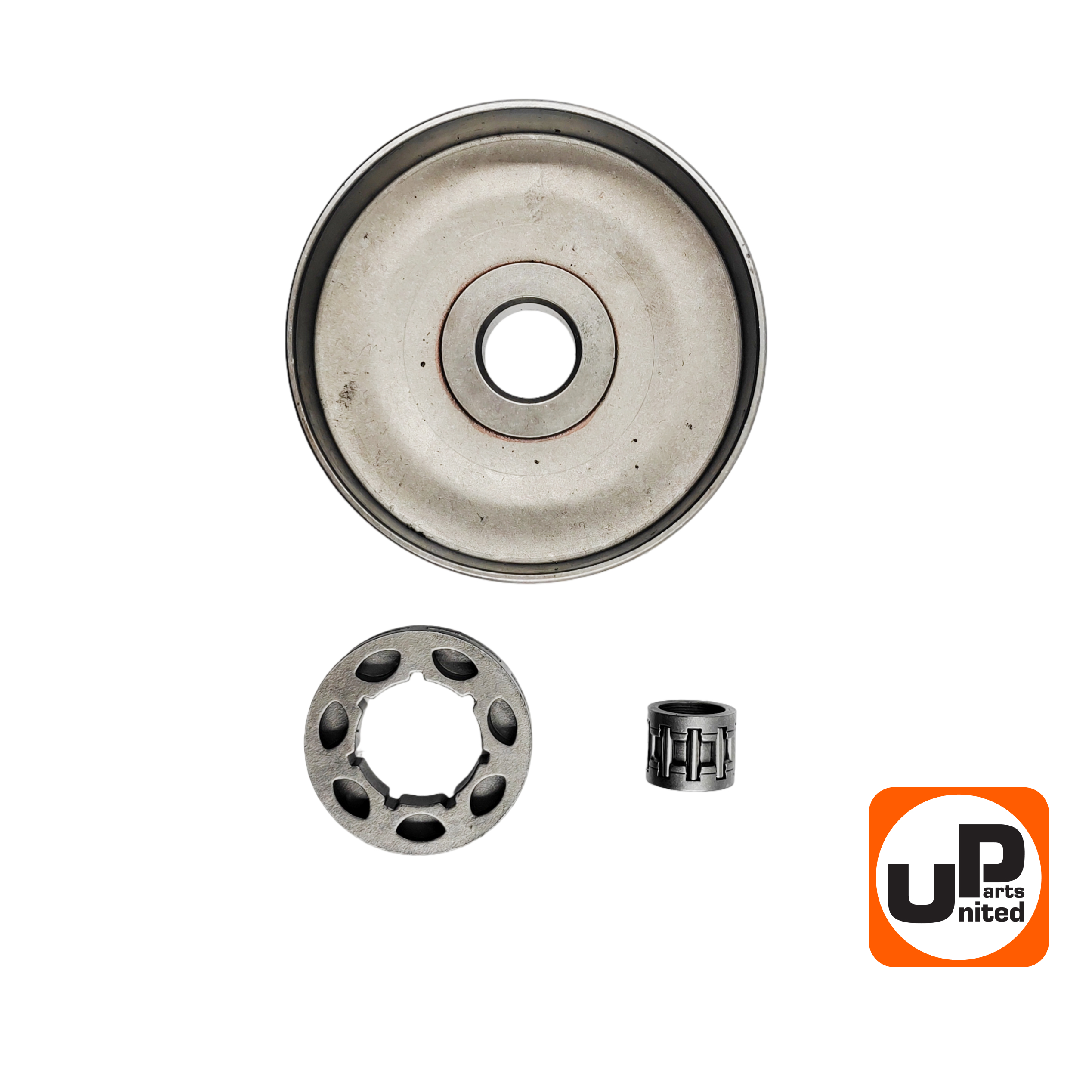 Чашка сцепления UNITED PARTS 3/8"-7 для HUSQVARNA 235/236/240, PART 350/351 с подшипником, шт