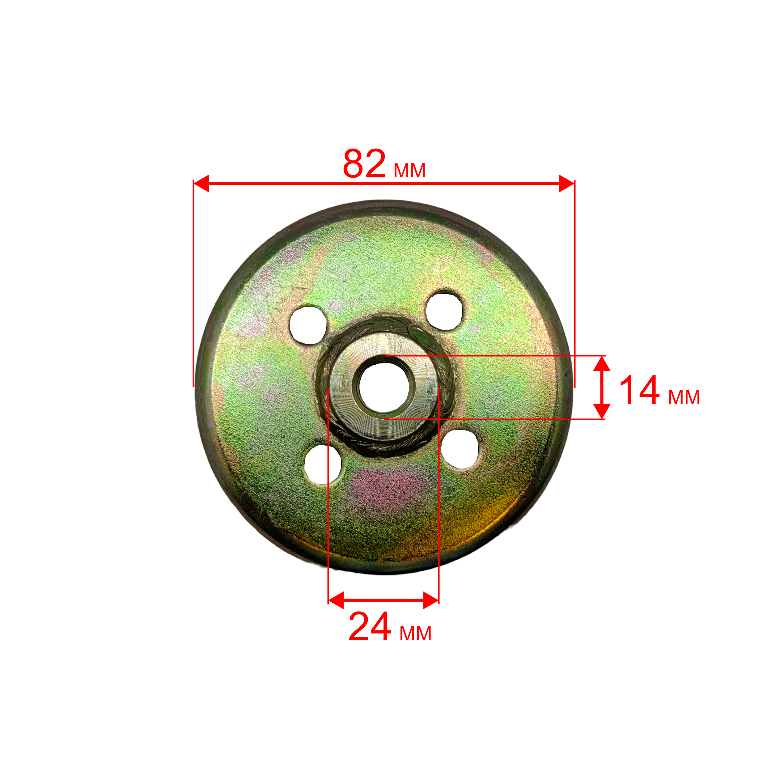 Чашка сцепления DDE Ø78мм GD52-200/GD65-300, шт