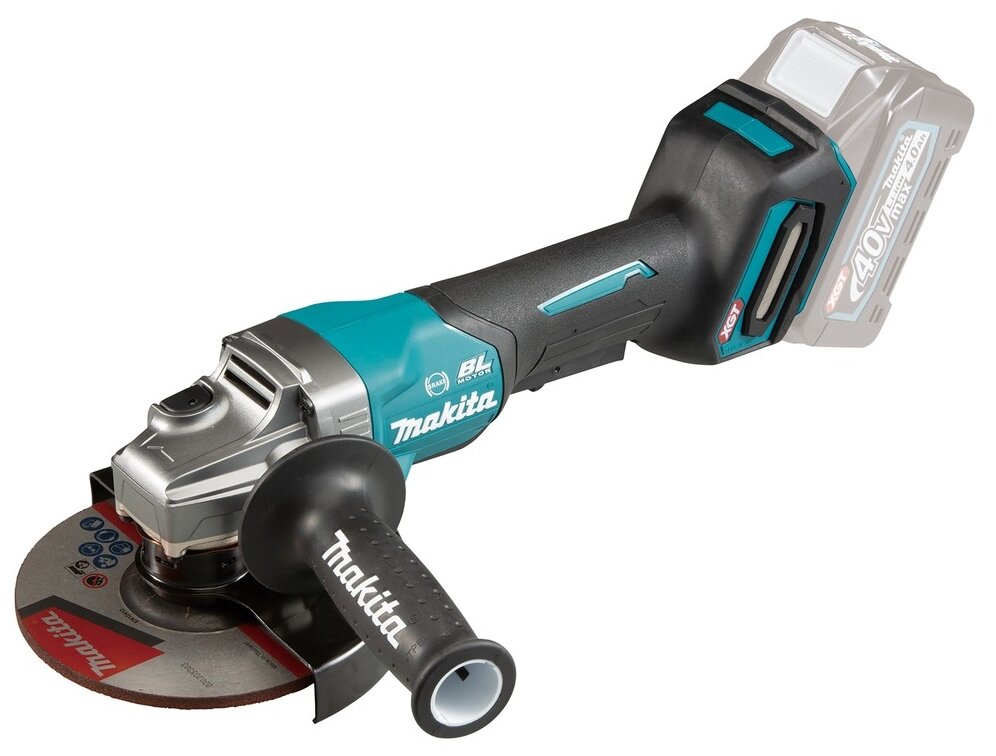 Шлифмашина аккумуляторная угловая MAKITA GA036GZ XGT BL 40В, 150 мм, 8500 об/мин, широкая клавиша, шт
