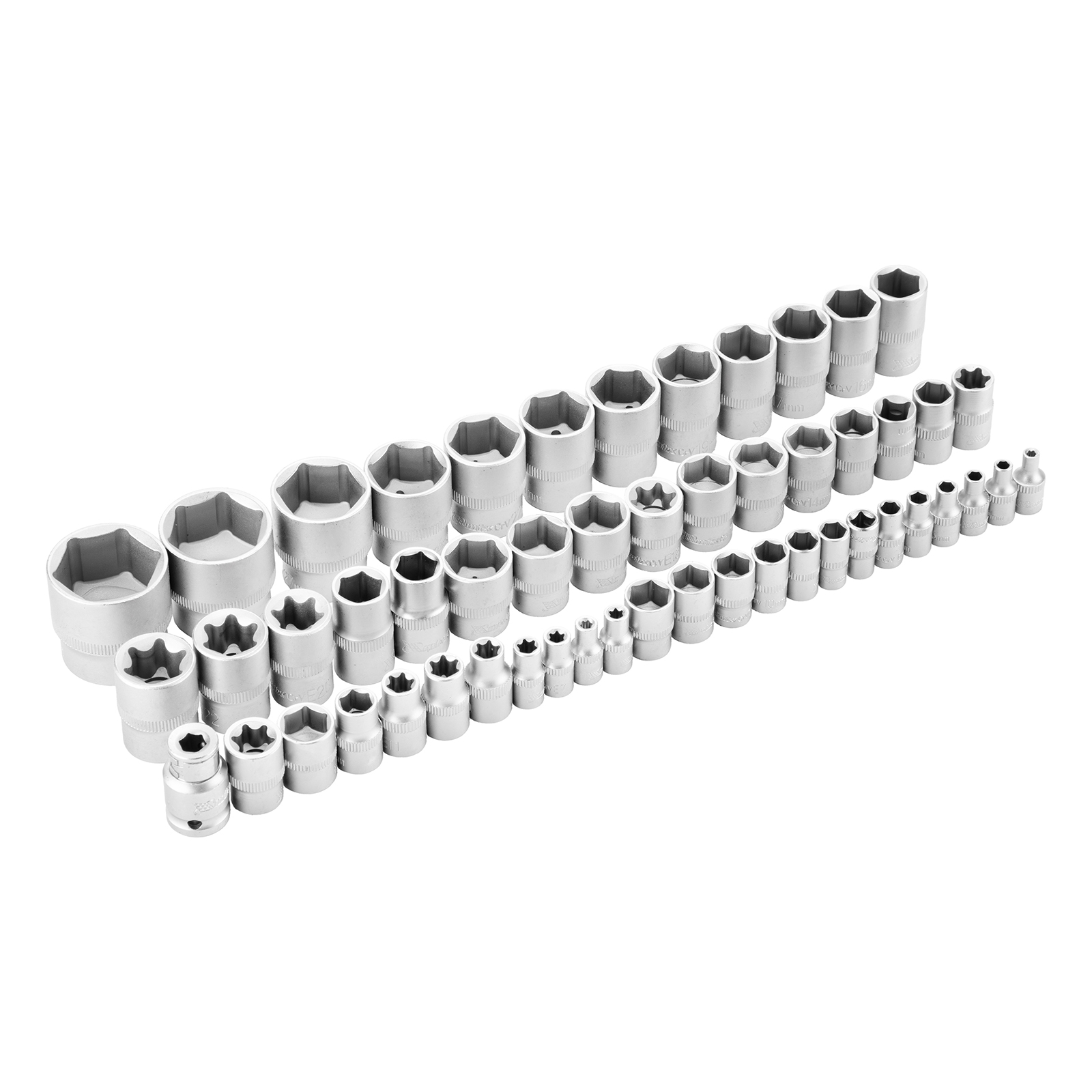 Набор инструментов, 1/2", 3/8", 1/4", пластиковый кейс 215 предметов MTX