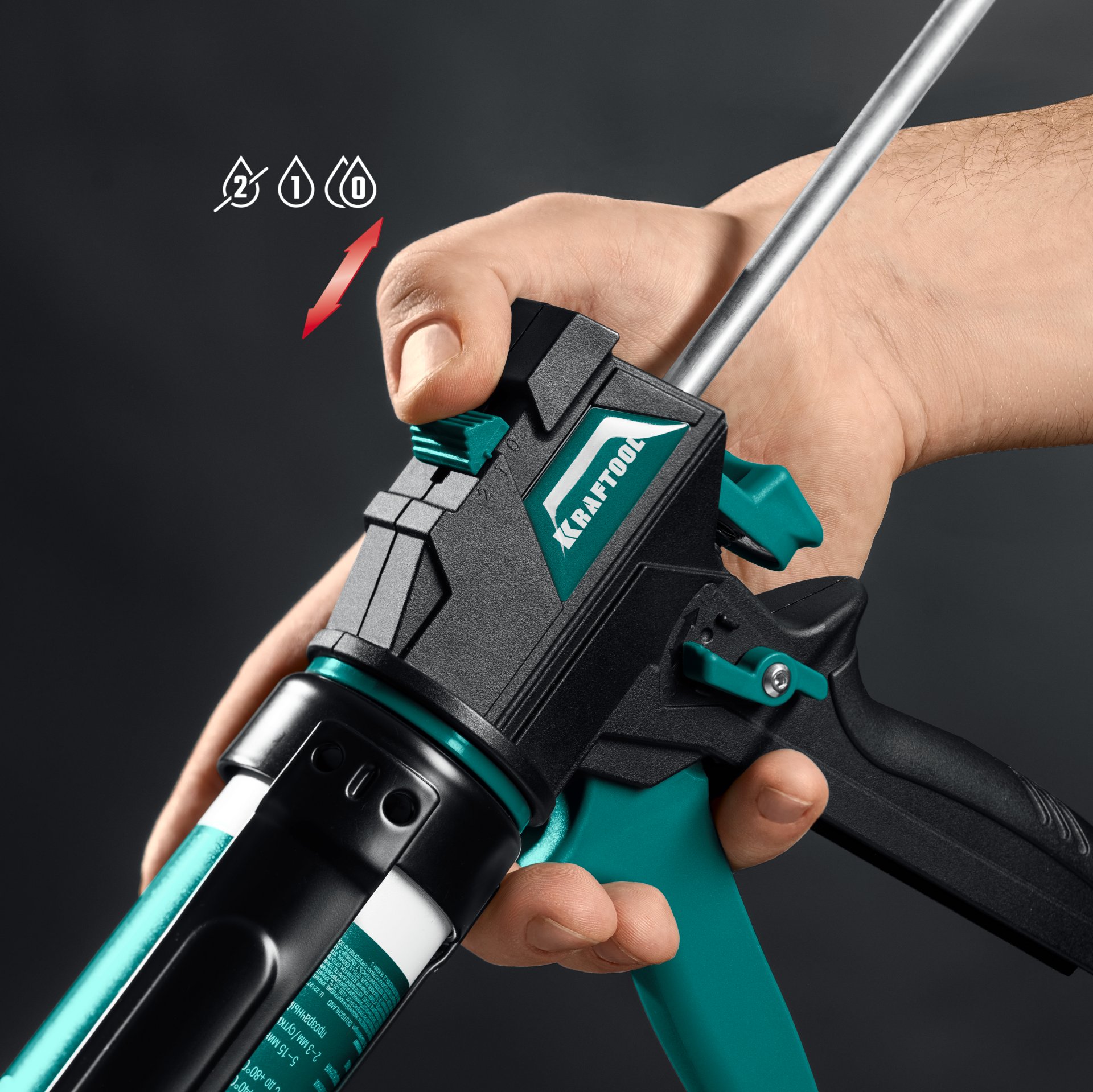 KRAFTOOL Ultra 310 мл, cкелетный пистолет для герметика (06679)