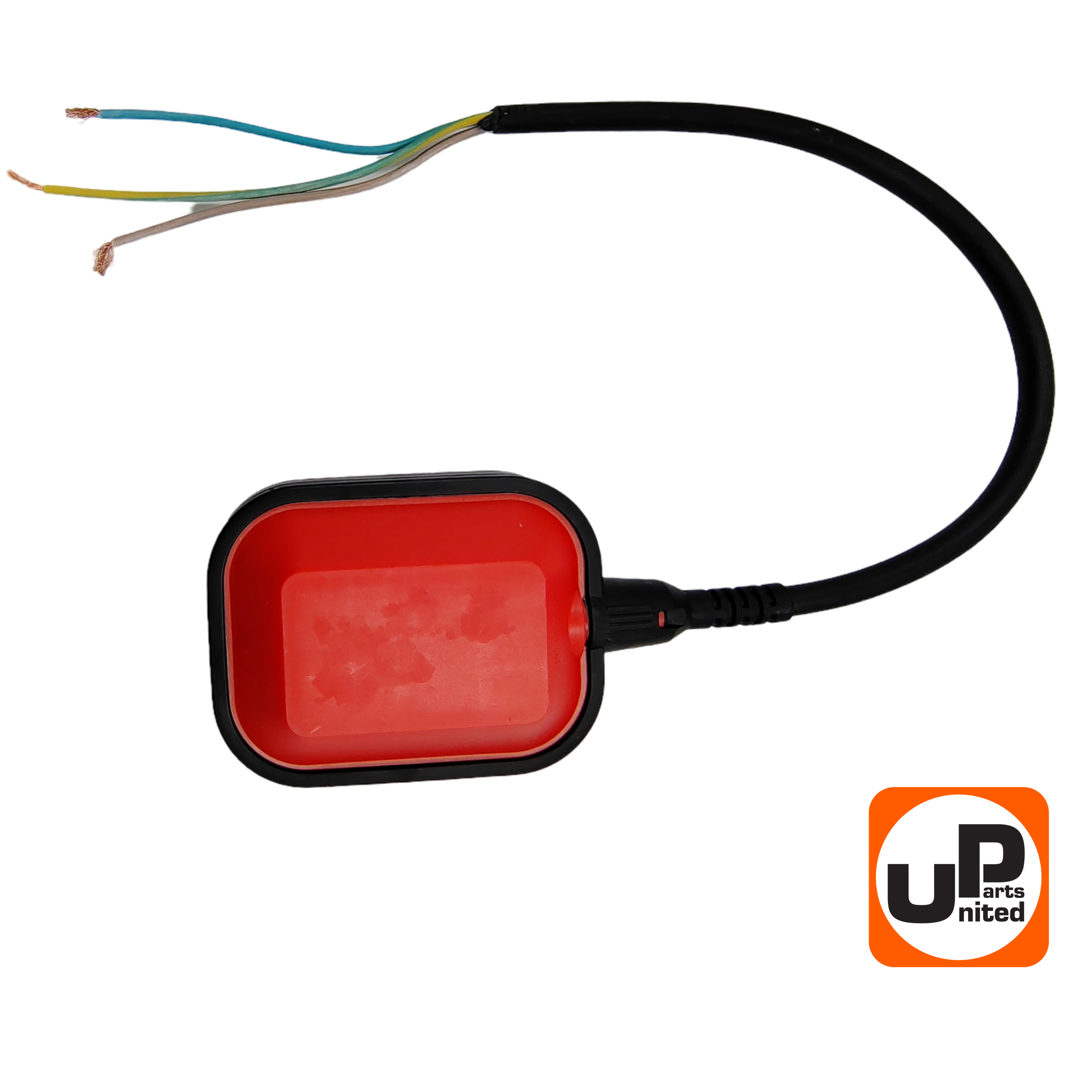 Выключатель поплавковый UNITED PARTS для дренажных насосов 250В, 10А, IP68, провод 3×1,0 (90-0318), шт