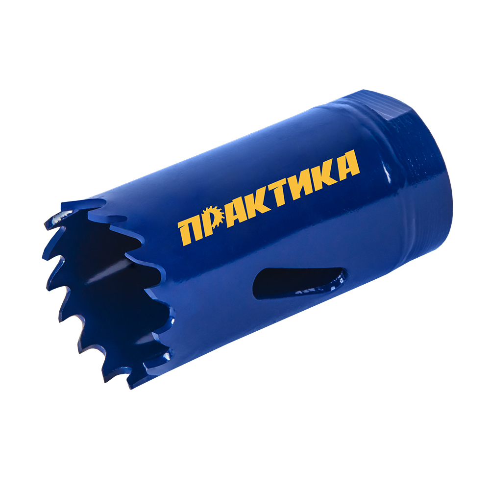 Коронка биметаллическая ПРАКТИКА  25 мм (1"), (1шт), клипса