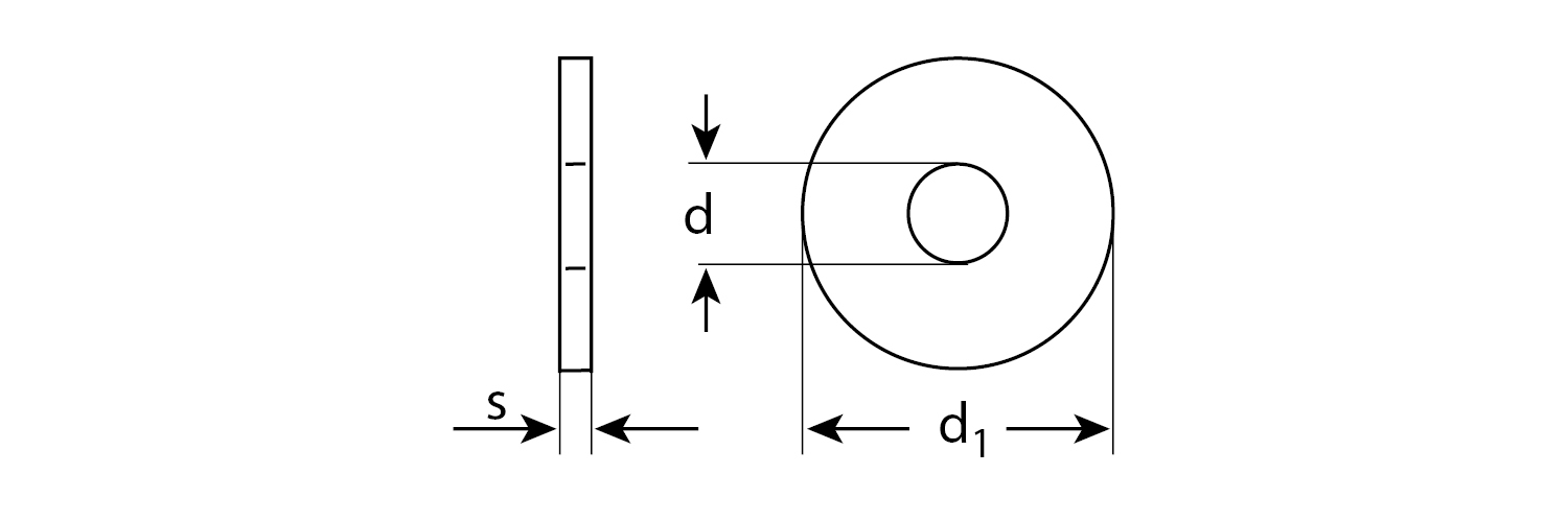 ЗУБР DIN 9021, 3 мм, цинк, 5 кг, кузовная шайба (303820-03)