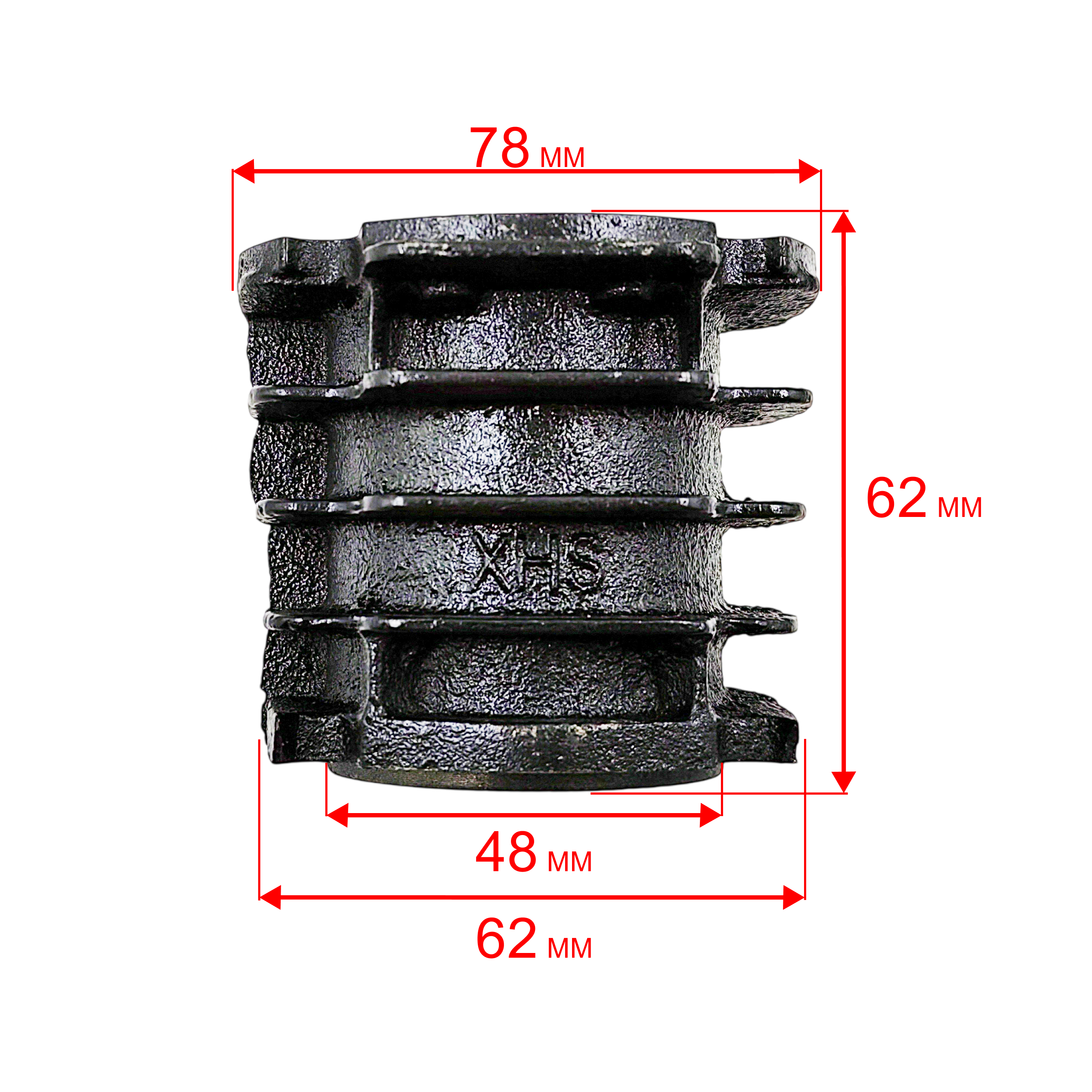 Цилиндр QUATTRO ELEMENTI KM8-140 (248-450-009), шт