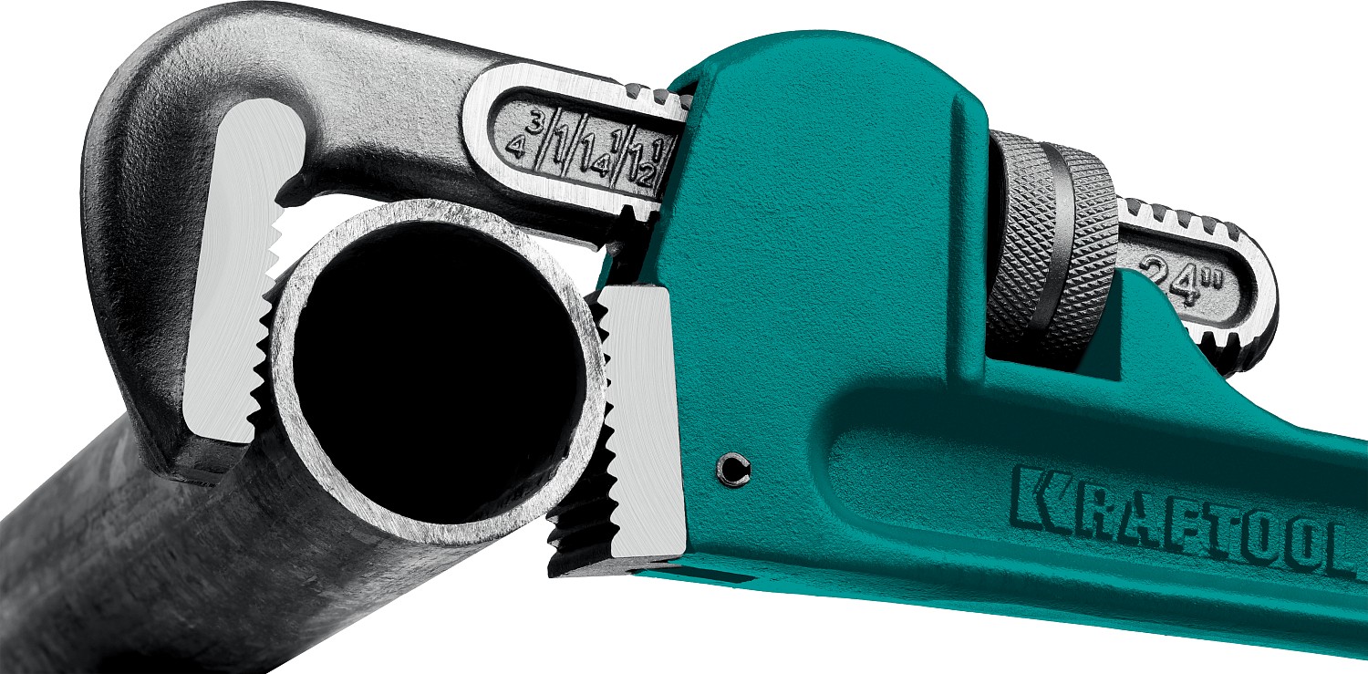 KRAFTOOL STILLSON, 3″, 600 мм, трубный разводной ключ (2727-60)