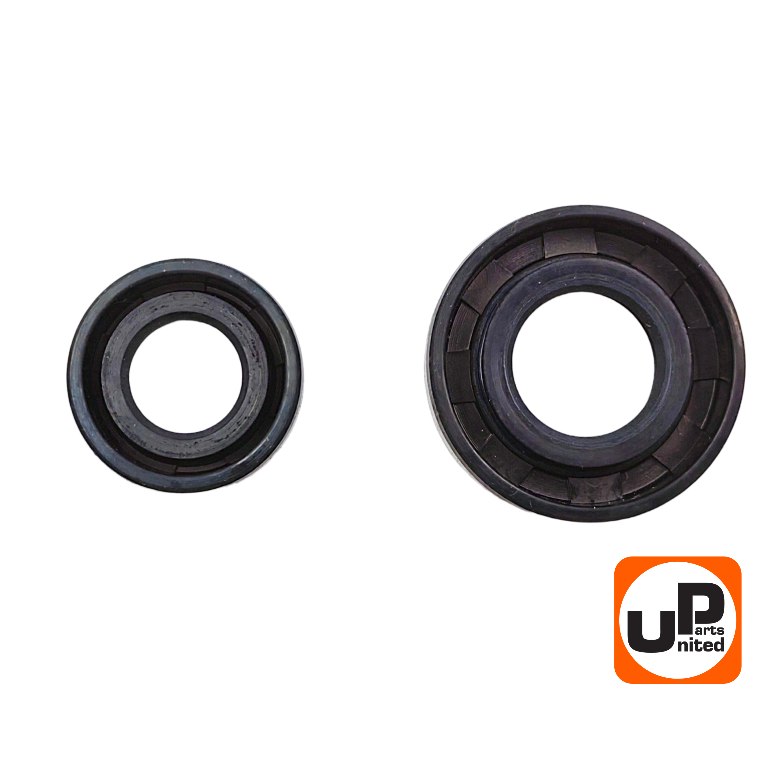 Сальник коленвала UNITED PARTS 15х30х7+12х22х7мм для триммеров 43,52 куб.см., набор 2 шт, шт