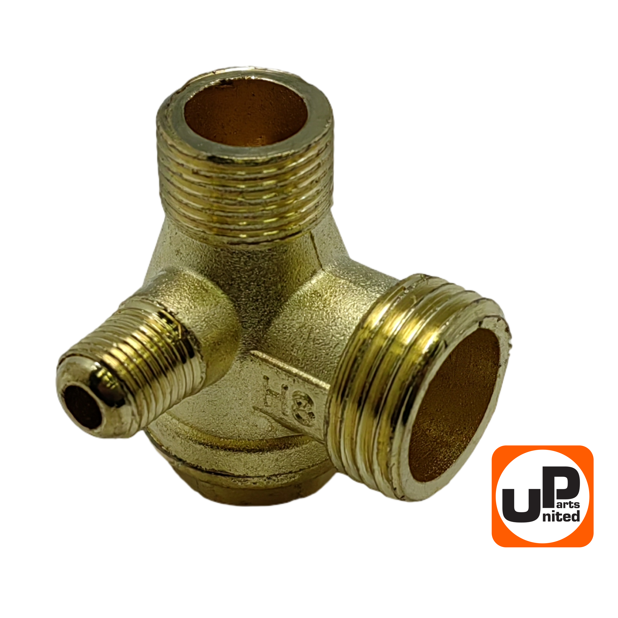 Клапан обратный UNITED PARTS для компрессора, резьба внешняя  G1/8"×G3/8"×G1/2", шт