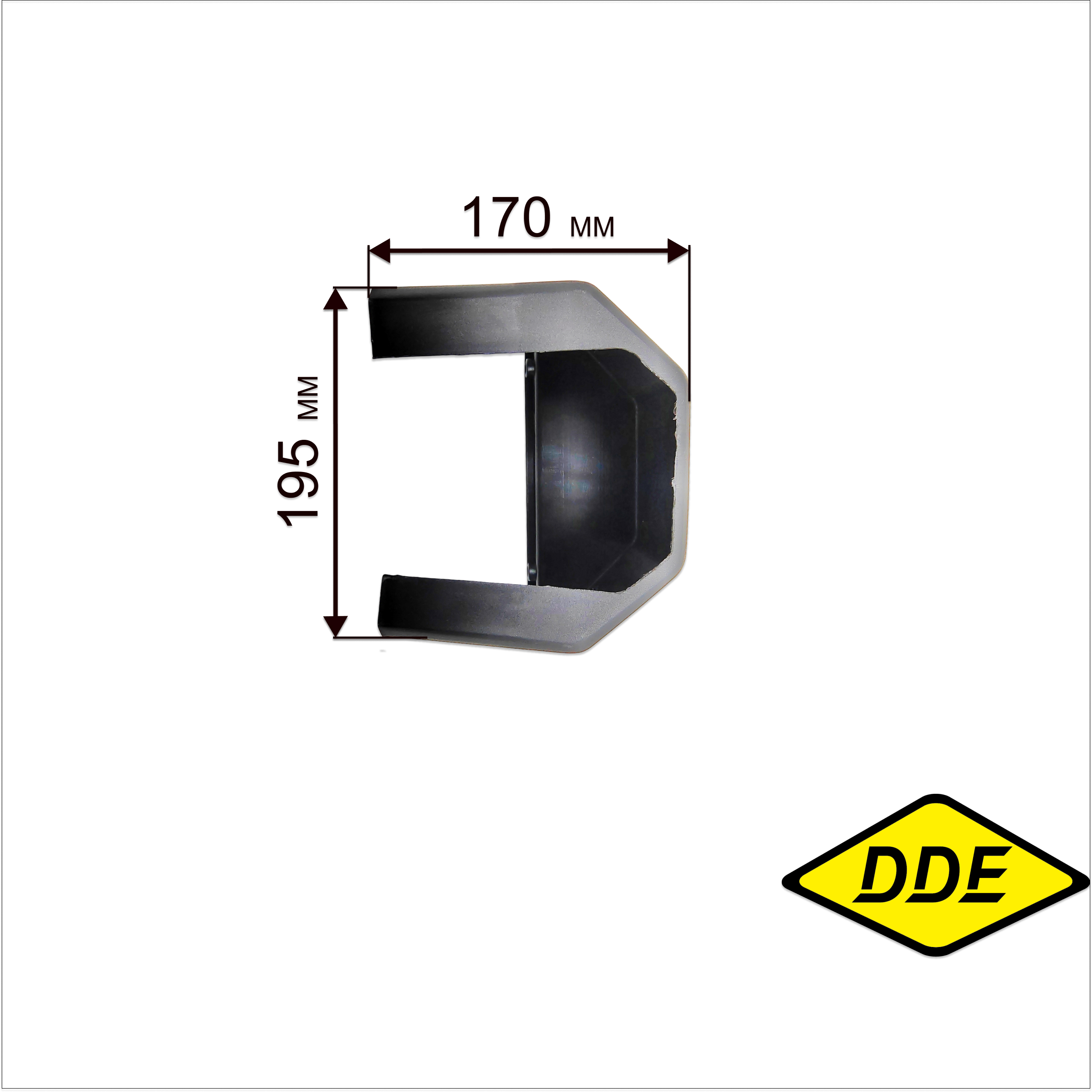 Кожух ремня DDE BS5560 (KCF2-1-18), шт