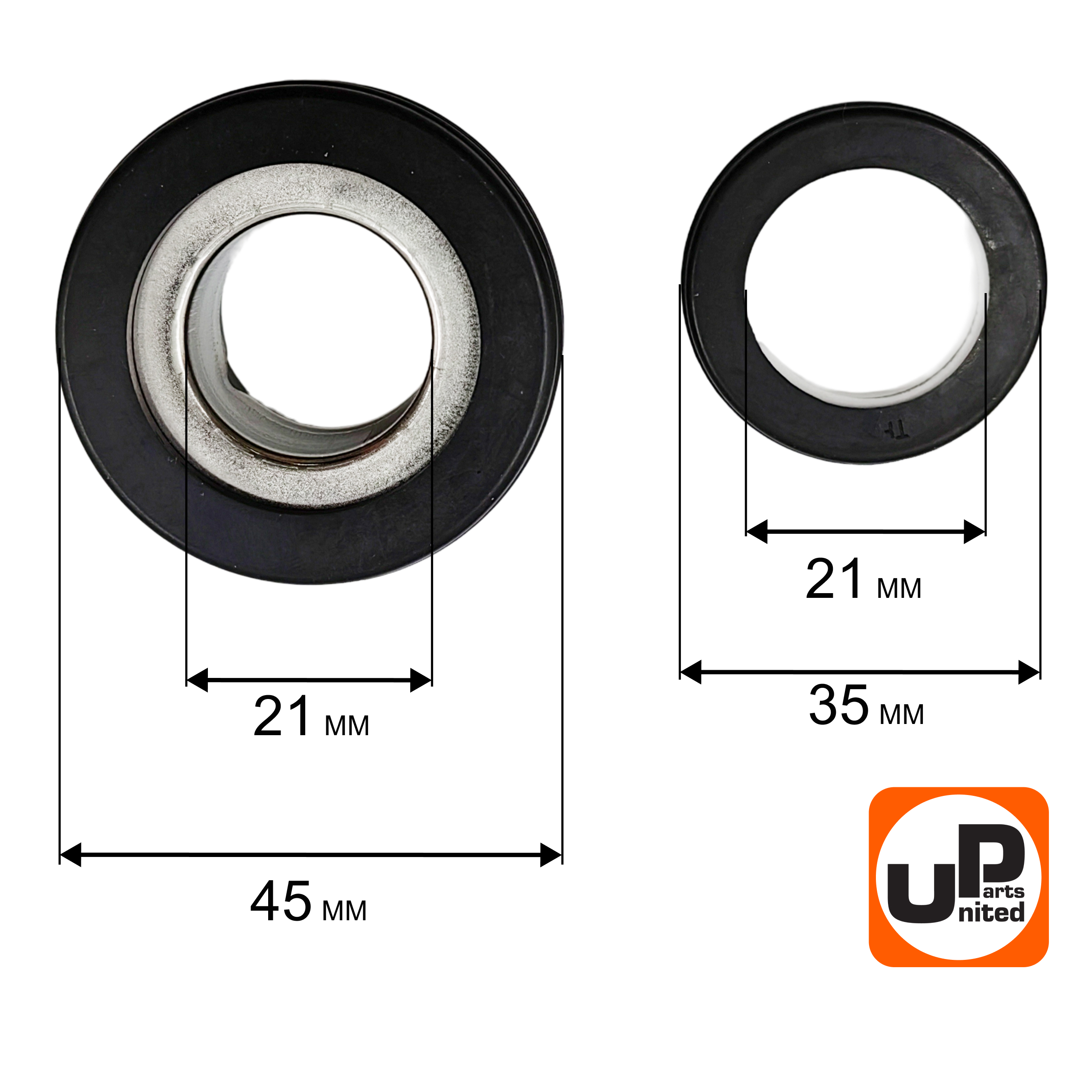 Сальник механический UNITED PARTS для грязевой мотопомпы PTR/GTP80, набор, шт