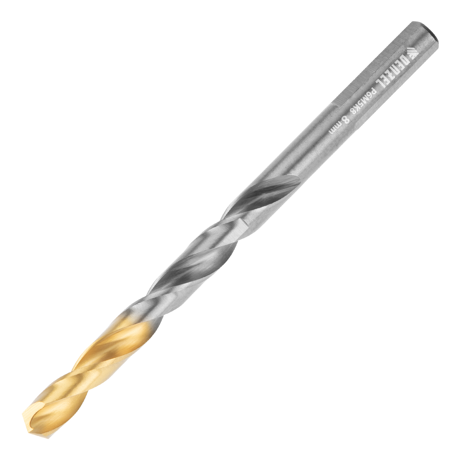 Набор сверл по металлу, 2-8мм, Р6М5К8-TiN, Golden Tip, 6 шт Denzel