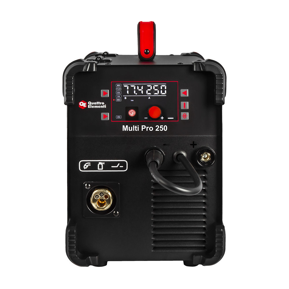 Аппарат полуавтомат. сварки, инвертор QUATTRO ELEMENTI Multi Pro 250 (250A, 3 вида сварки MIG/TIG/MMA, кат. 5кг, дисплей) (920-810), шт