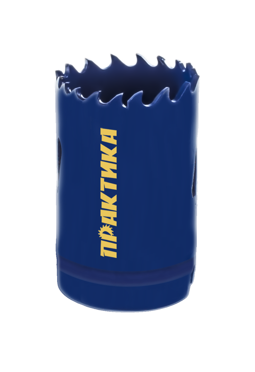 Коронка биметаллическая ПРАКТИКА  32 мм (1 1/4"), (1шт), клипса