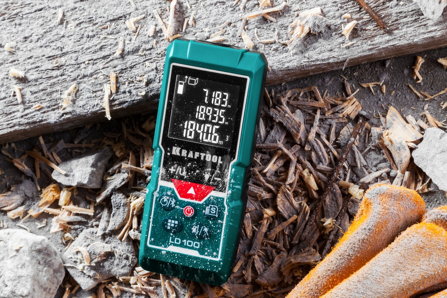 KRAFTOOL LD-100, 100 м, лазерный дальномер (34765)