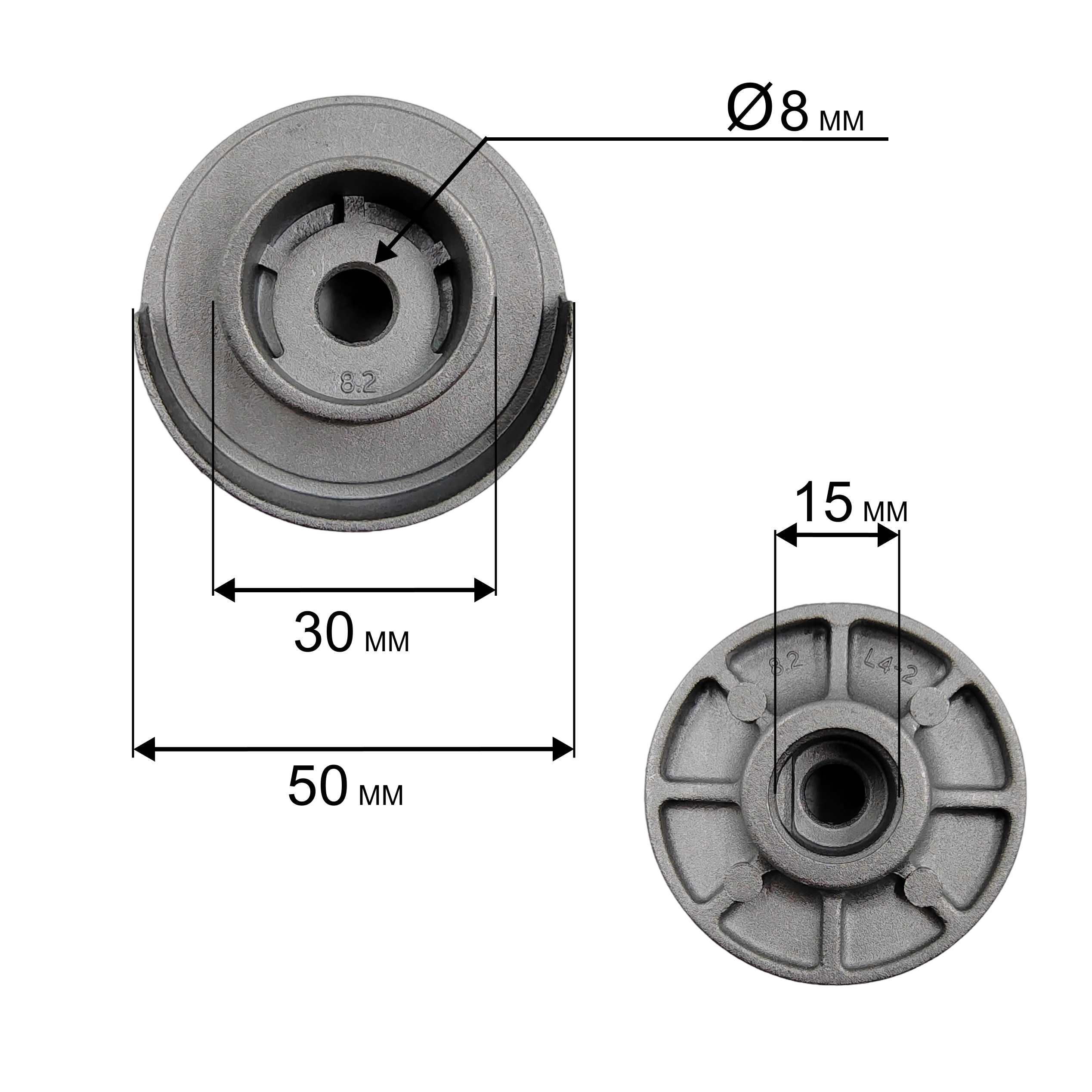 Кривошип QUATTRO ELEMENTI PALERMO 110/125Turbo (242-298-P14), шт