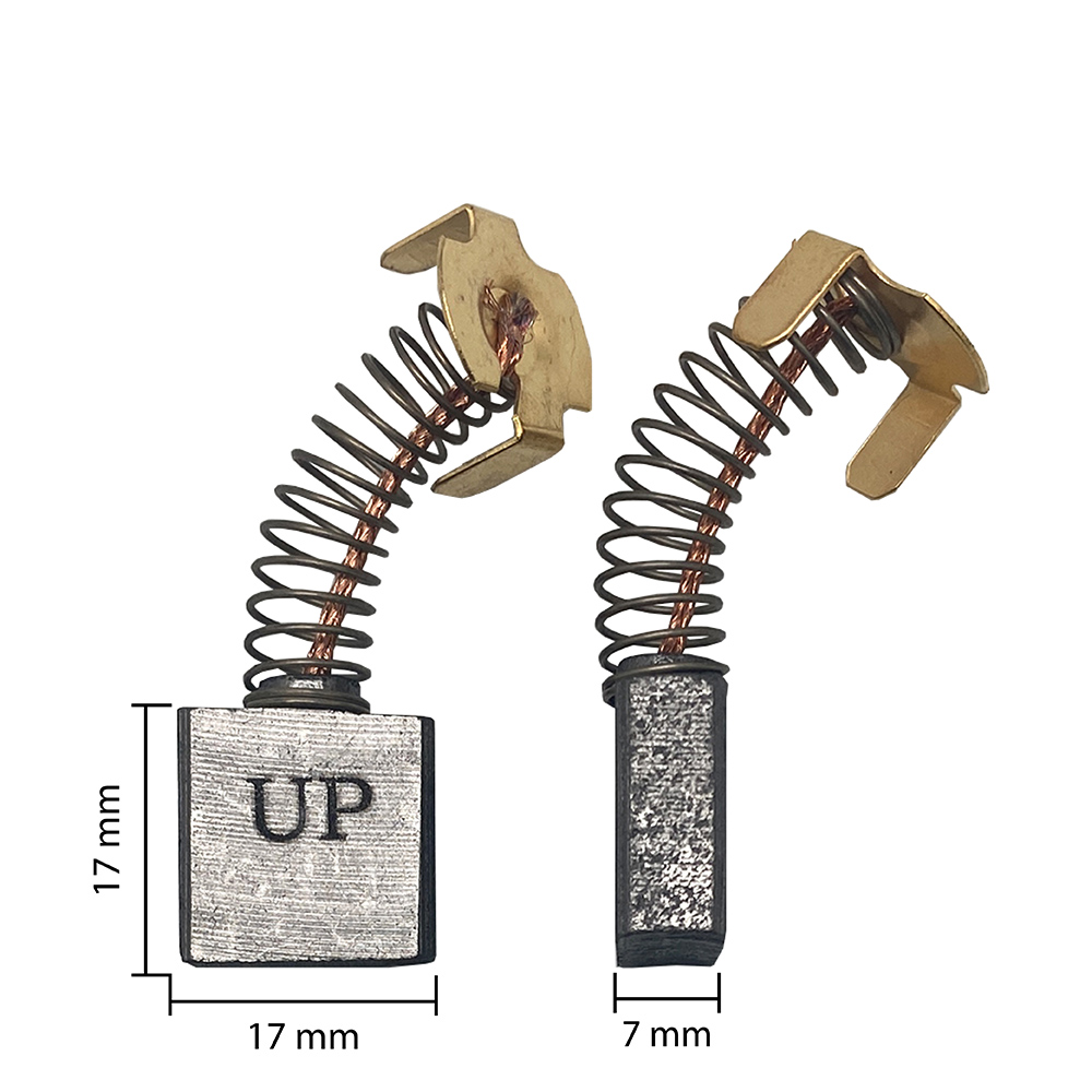 Щетка графитовая UNITED PARTS для HITACHI (аналог 999044)  7х17х17мм, пар