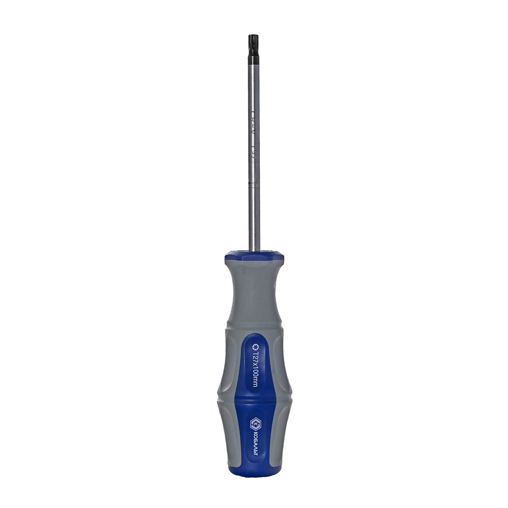 Отвертка с подвесом Torx Tamper-27х100 мм КОБАЛЬТ Ultra Grip CR-V 910-072