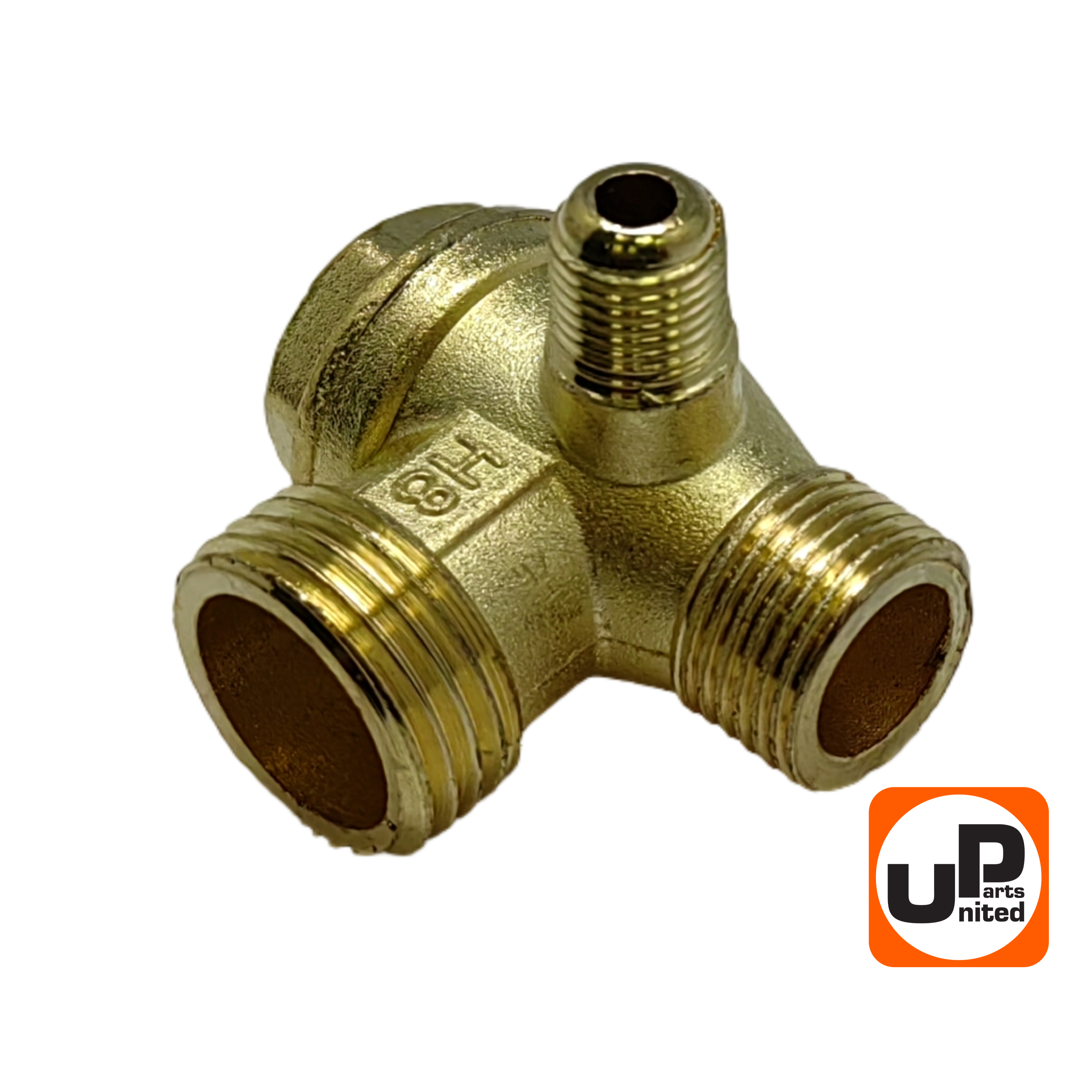 Клапан обратный UNITED PARTS для компрессора, резьба внешняя  G1/8"×G3/8"×G1/2", шт