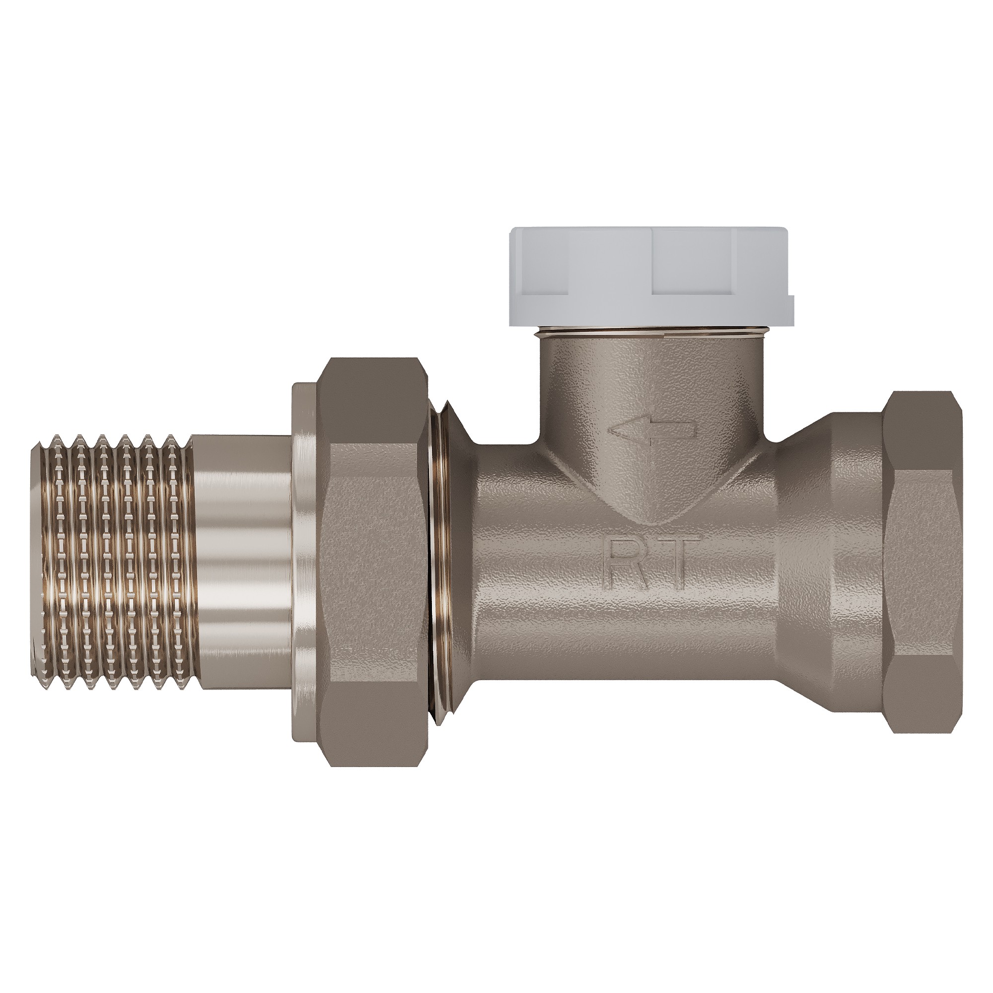 Клапан запорный прямой Royal Thermo 1/2"
