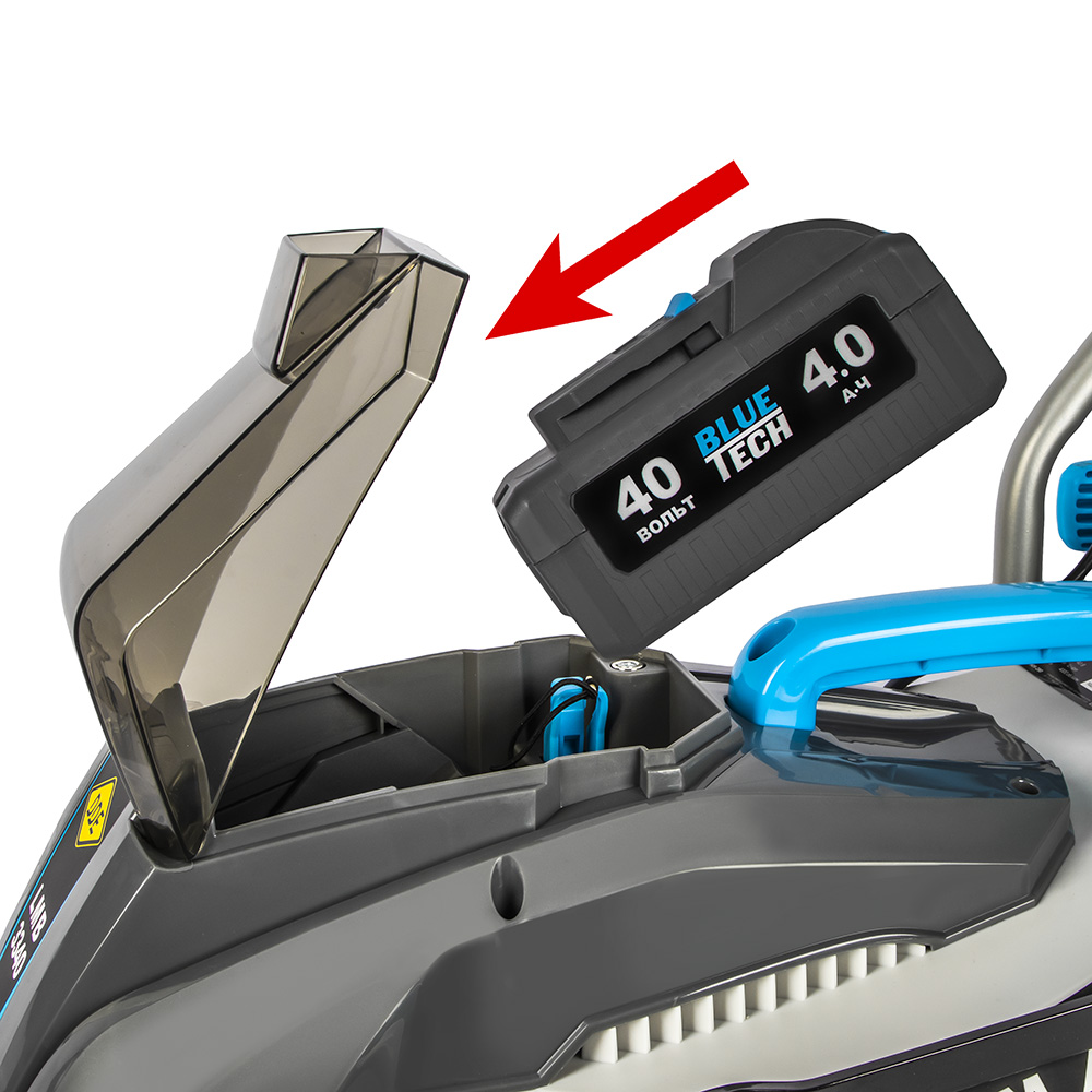 Газонокосилка аккумуляторная DDE  BlueTech LMB 3340 (33 см, 25 - 70 мм, сборник 40л, без ЗУ и АКБ), шт